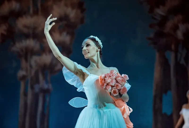 Сценічний уклін у балеті «Шопеніана» (на муз. Ф. Шопена)