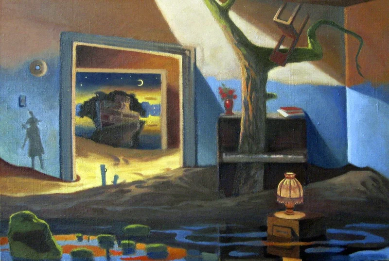 Г. Кабаченко. «Загадкова кімната». 2012. Полотно, олія