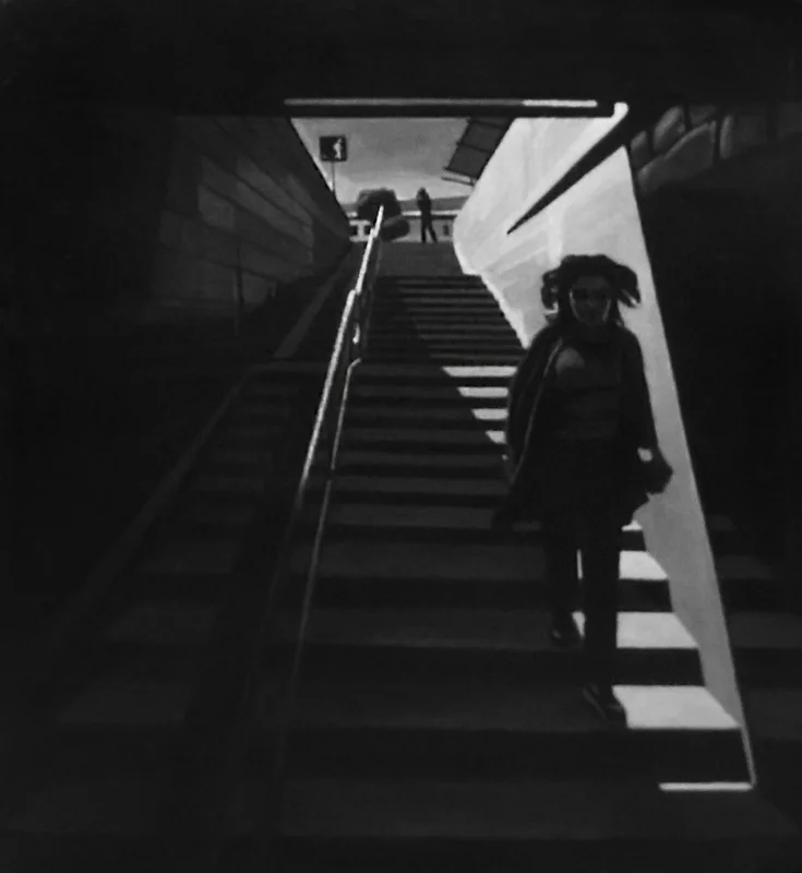 Г. Кабаченко. «Сходи». 2023. Полотно, олія