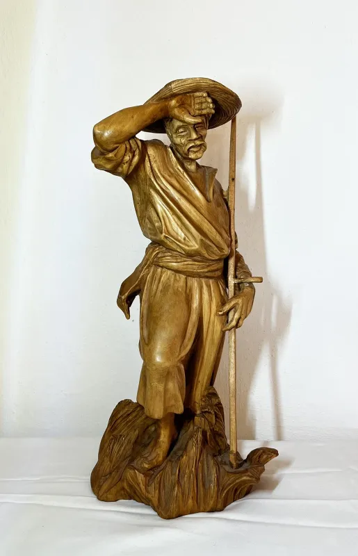 Є. Храпливий. «Жнива». 2009. Липа, об’ємне різьблення