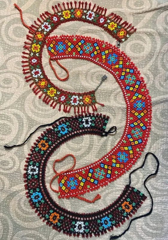 Т. Семенець. Силянки. 2024. Бісер, нитки, силяння