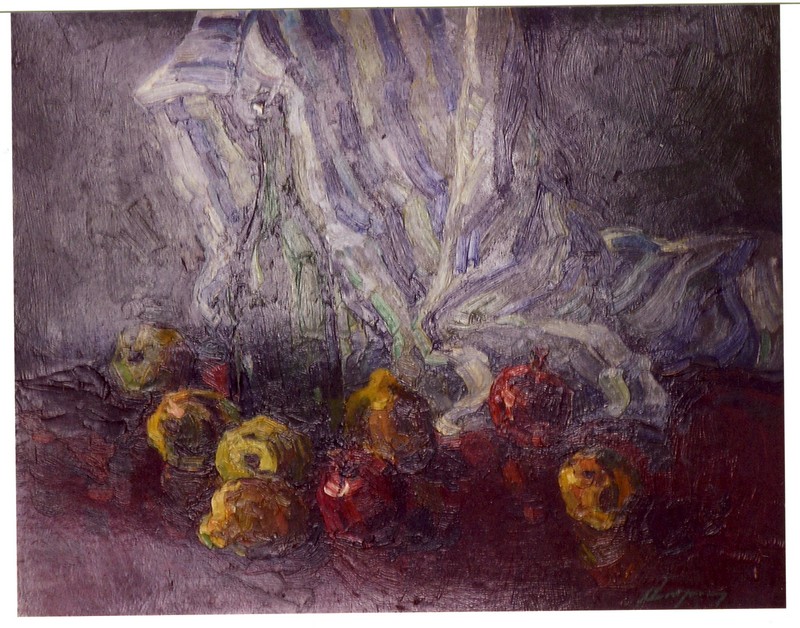 О. Стремський. «Натюрморт». 20 ст. Полотно, олія